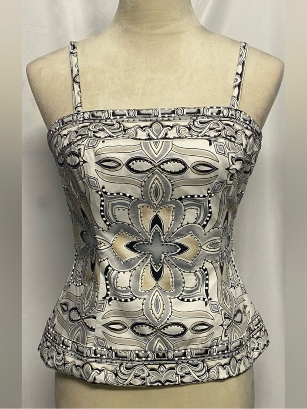 White House Black Market Bustier Corset Top